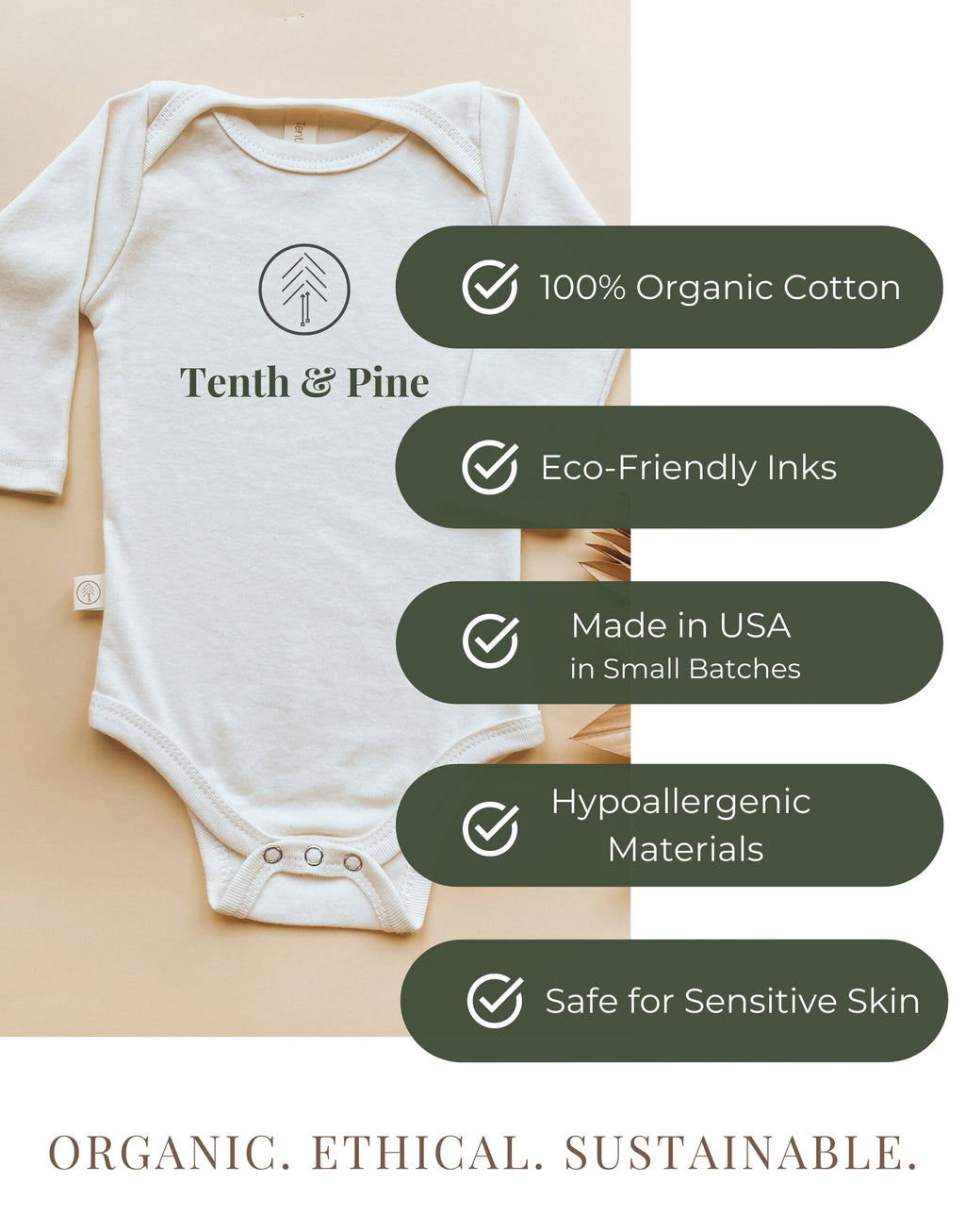 Home is Where Mama is Organic Bodysuit Long Sleeve