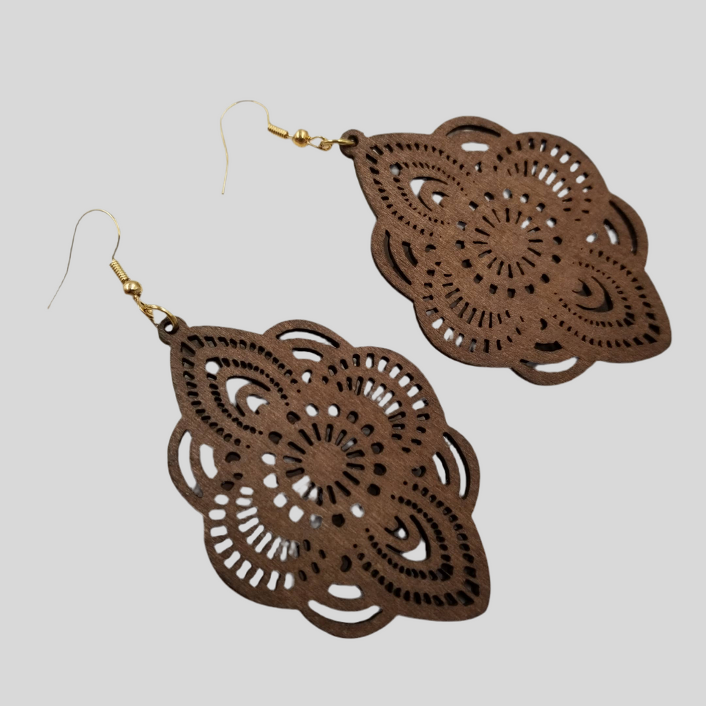 Mandala Drop Earrings
